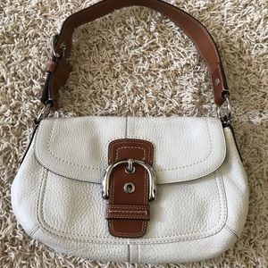 Vintage Pebble Leather Mini Shoulder COACH purse